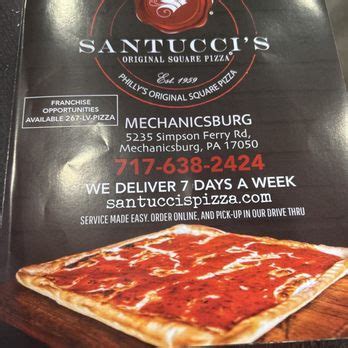 Santucci's pizza mechanicsburg reviews  Meals
